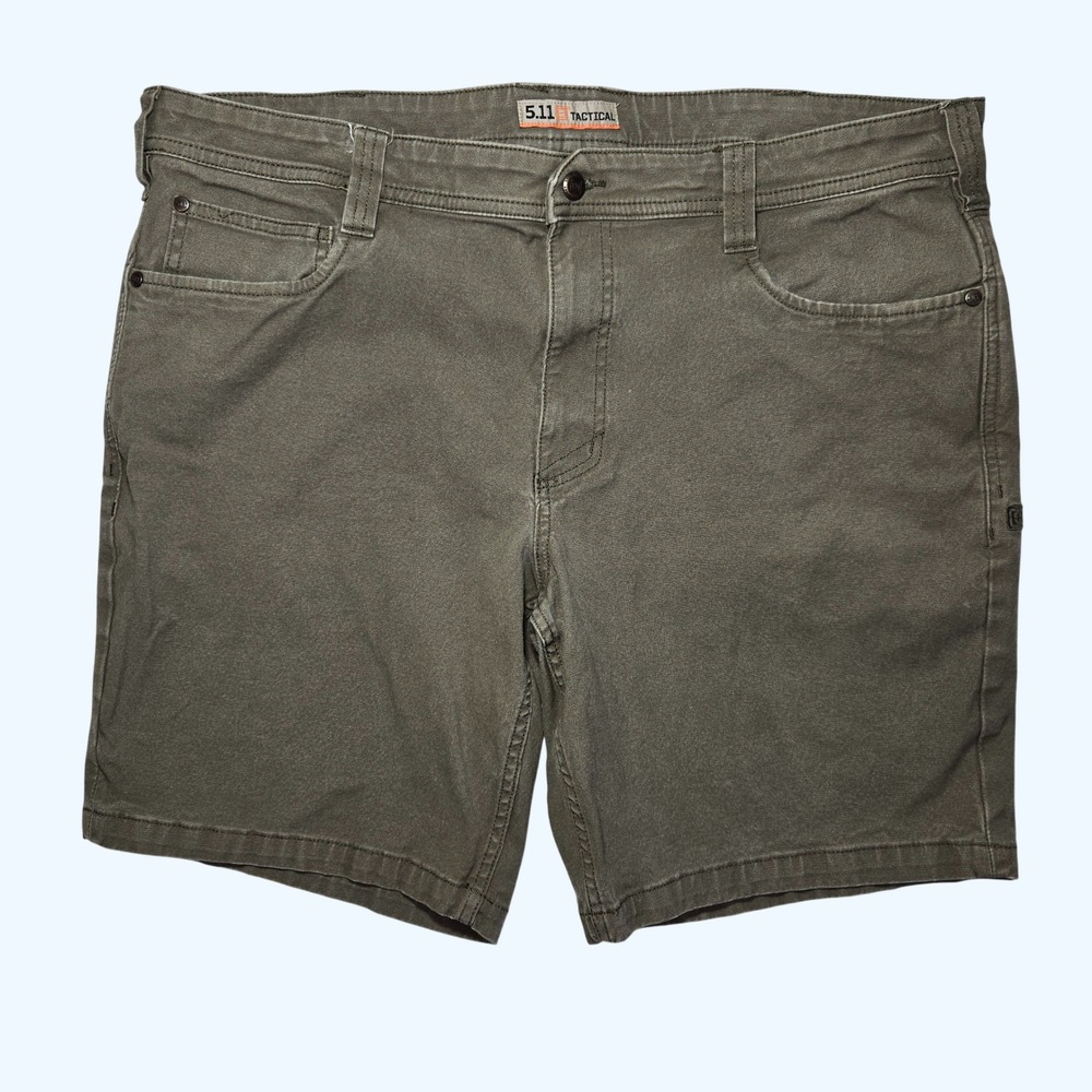 5.11 Tactical Defender Flex Range Shorts Mens 40 Olive Green Utility Cargo 73353